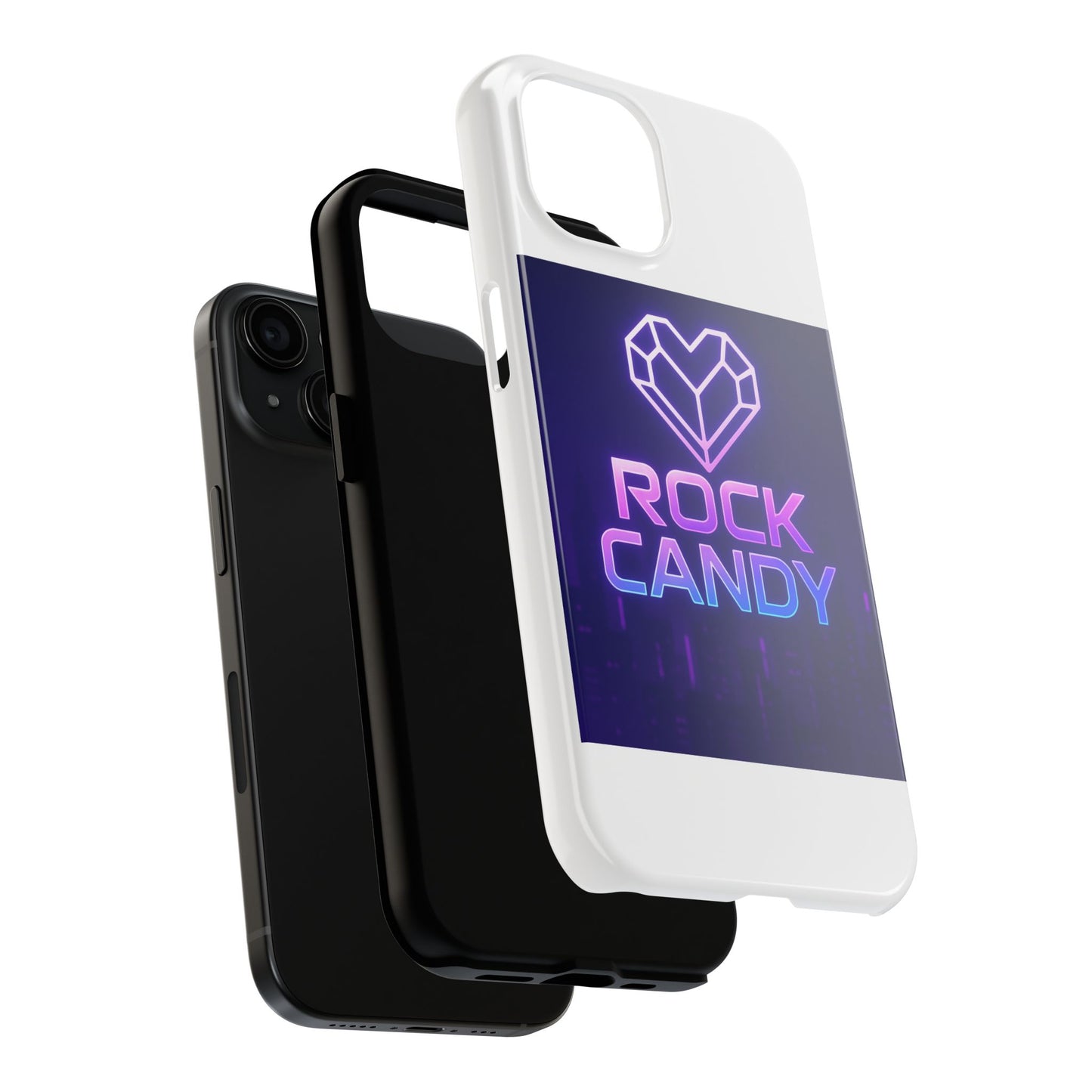 Rock Candy Tough Phone Case | Neon Vibes, Trendy Smartphone Cover, Durable Phone Protection, Unique Gift