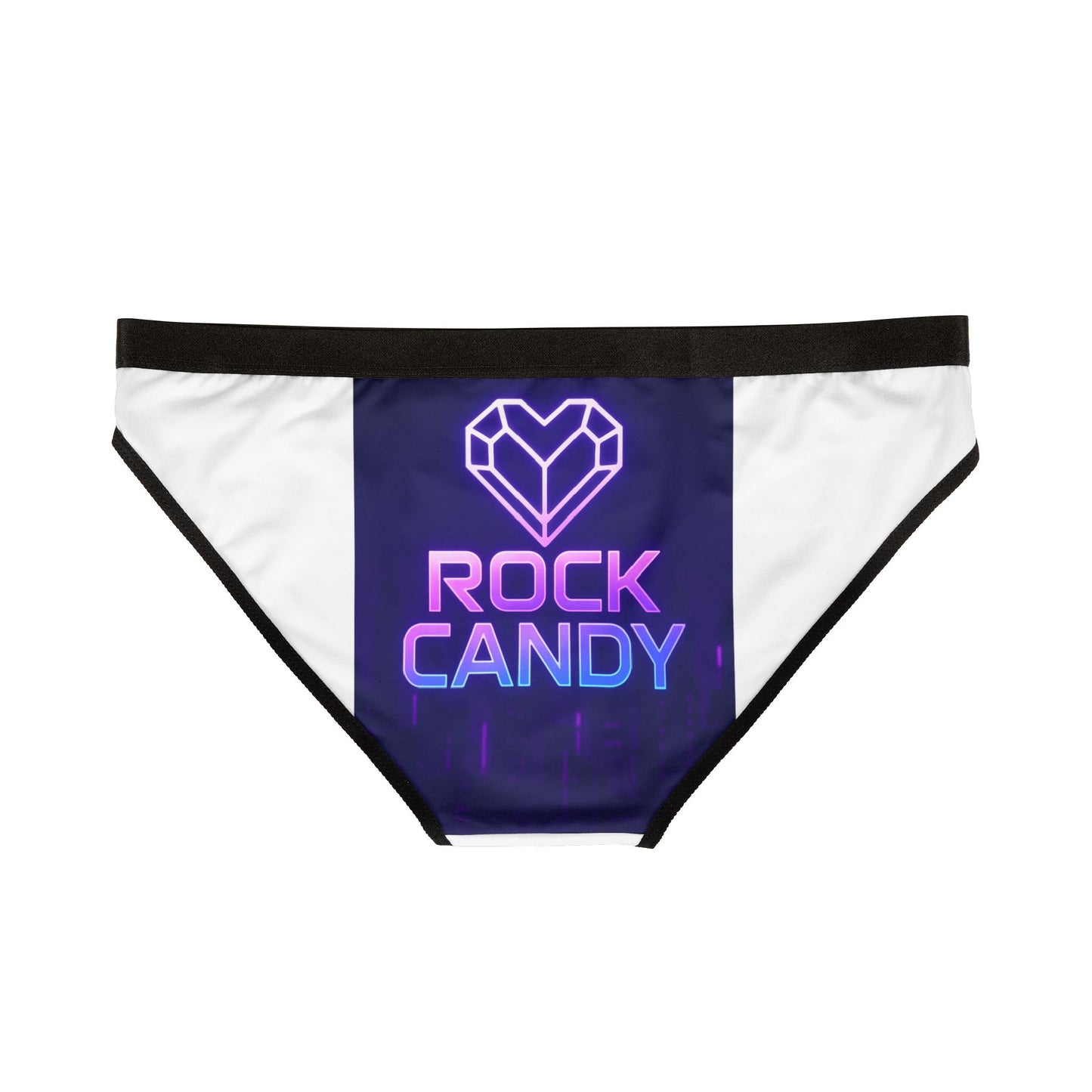 Rock Candy Brand Women's Underwear, Comfortable Briefs, Unique AOP Underwear, Fun Gifts for Her, Rock Candy Design