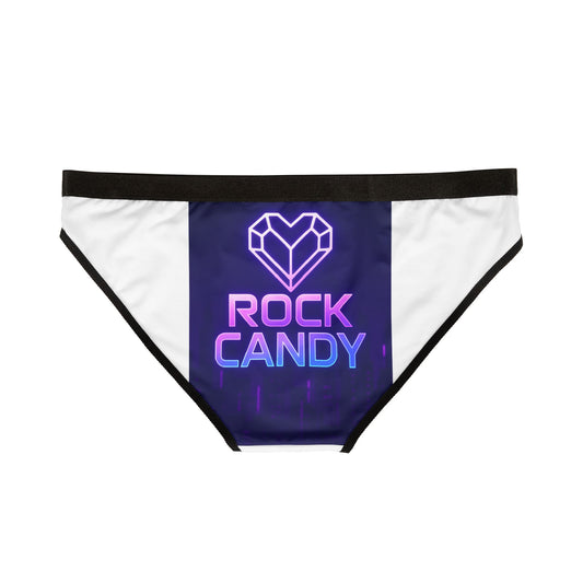 Rock Candy Brand Women's Underwear, Comfortable Briefs, Unique AOP Underwear, Fun Gifts for Her, Rock Candy Design
