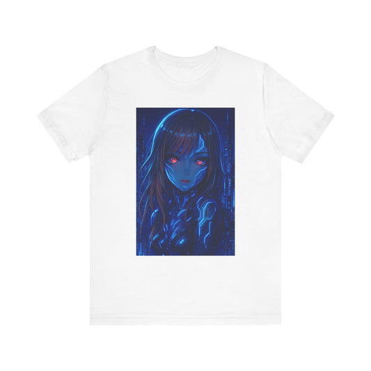 Robot Girl Graphic Tee, Trendy T-Shirt, Edgy Apparel, Unique Gift, Anime-Inspired Fashion