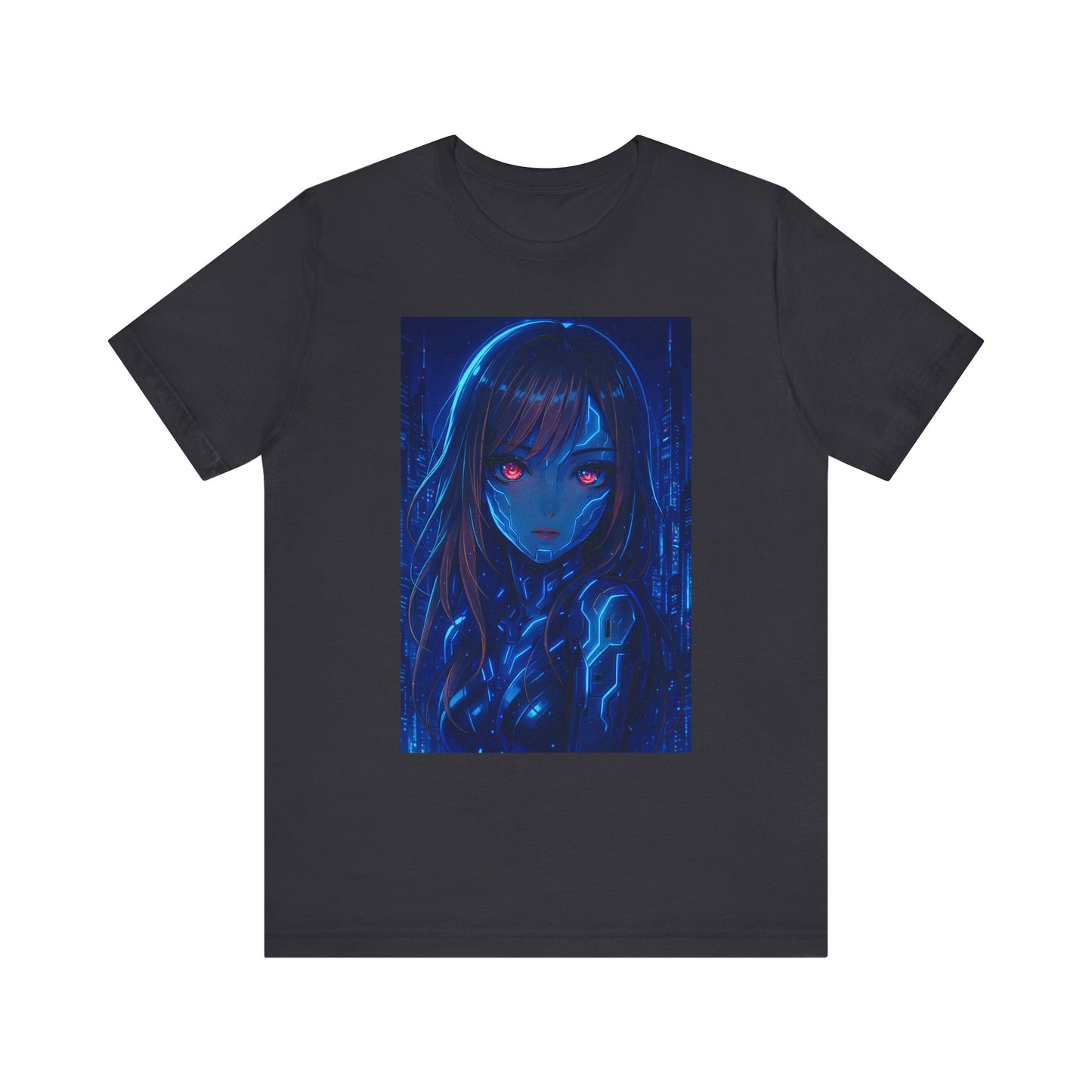 Robot Girl Graphic Tee, Trendy T-Shirt, Edgy Apparel, Unique Gift, Anime-Inspired Fashion