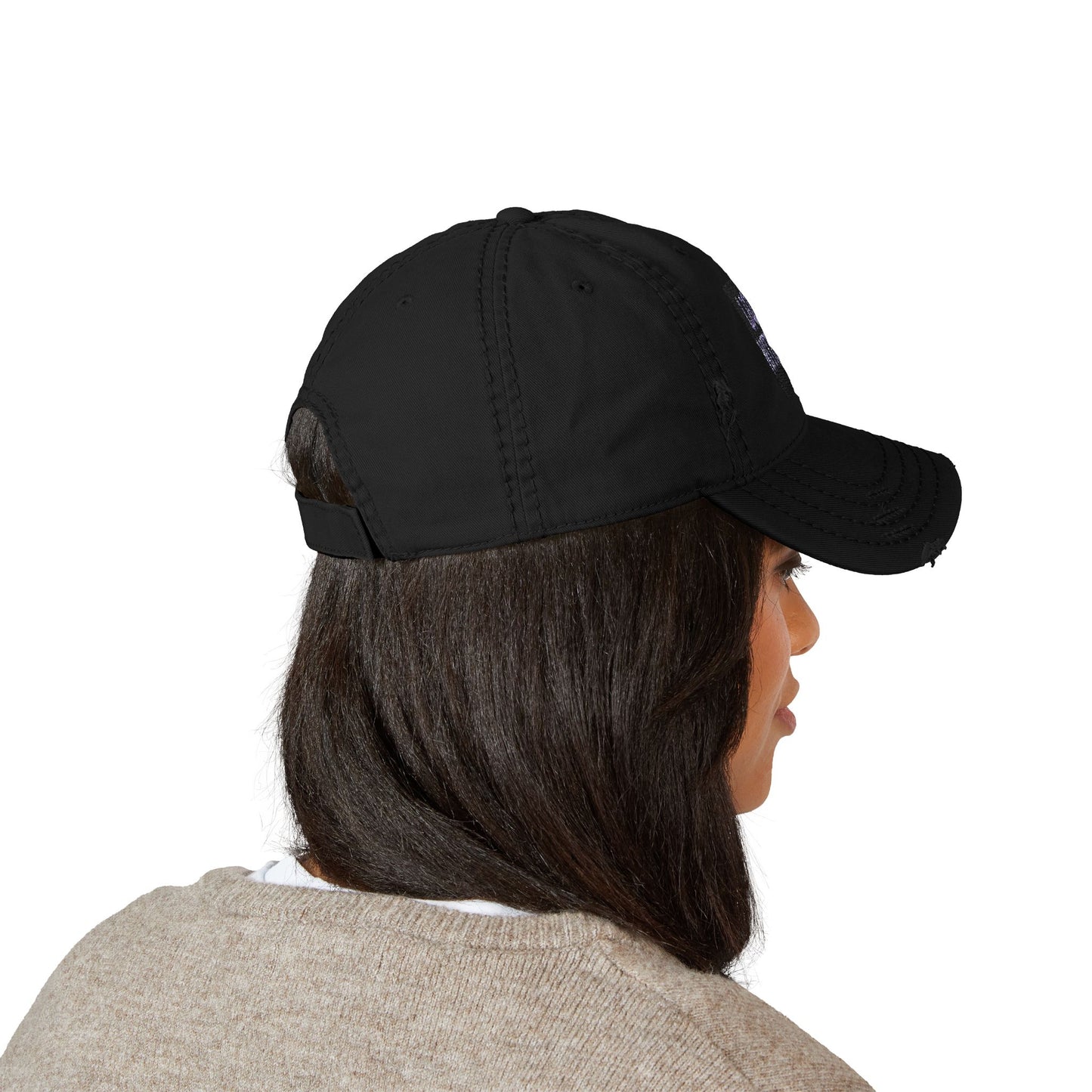 Distressed Liquid Nitrogen Collection Hat with Liquid Nitrogen Embroidery | Casual Cap, Unique Gift Idea, Streetwear, Outdoor Events