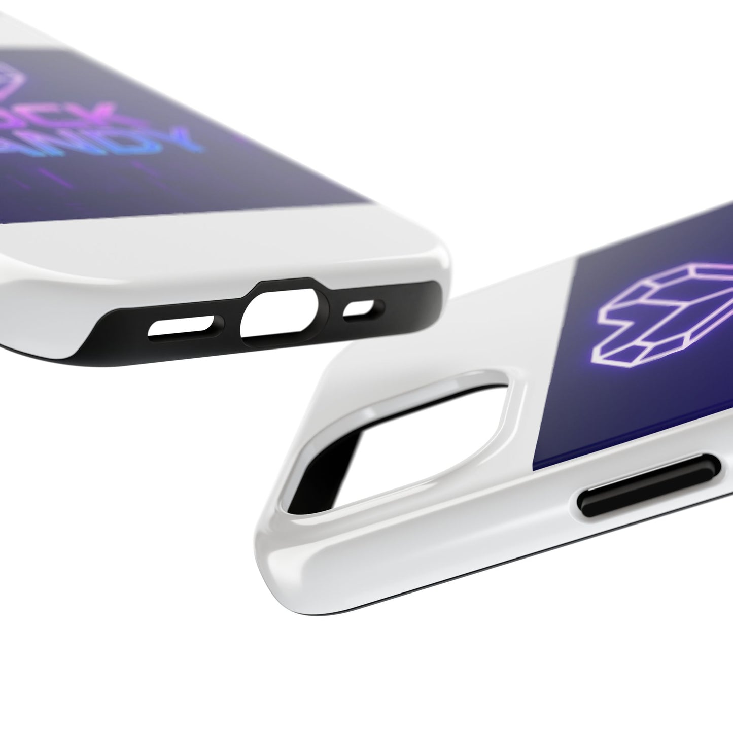 Rock Candy Tough Phone Case | Neon Vibes, Trendy Smartphone Cover, Durable Phone Protection, Unique Gift