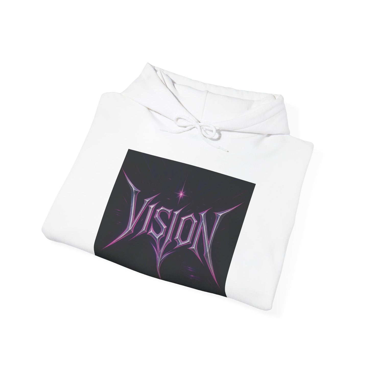 Vision Collection Hooded Sweatshirt, Pullover, Cozy Hoodie, Graphic Apparel, Streetwear Fashion, Perfect for Gifts
