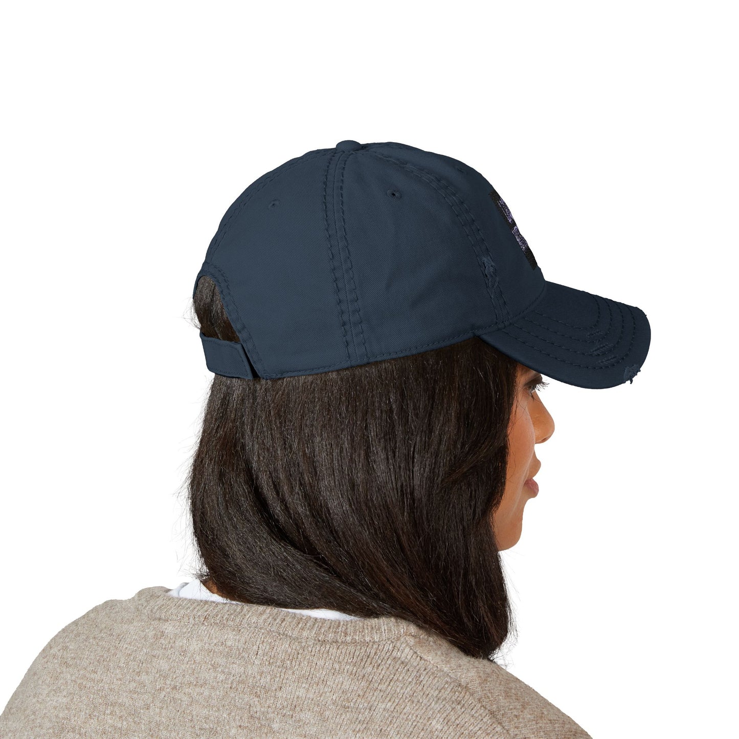 Distressed Liquid Nitrogen Collection Hat with Liquid Nitrogen Embroidery | Casual Cap, Unique Gift Idea, Streetwear, Outdoor Events