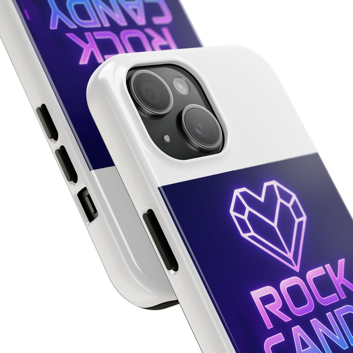 Rock Candy Tough Phone Case | Neon Vibes, Trendy Smartphone Cover, Durable Phone Protection, Unique Gift