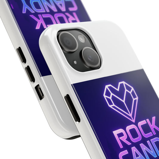 Rock Candy Tough Phone Case | Neon Vibes, Trendy Smartphone Cover, Durable Phone Protection, Unique Gift