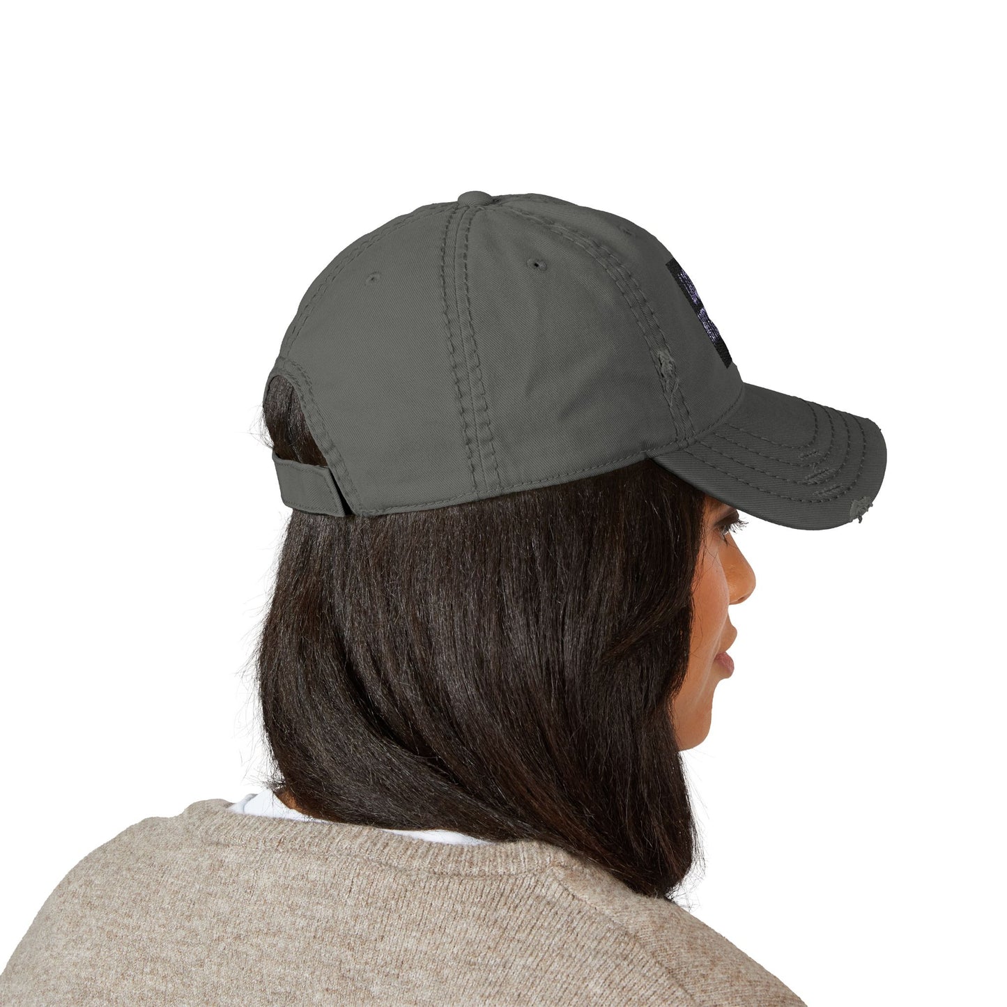 Distressed Liquid Nitrogen Collection Hat with Liquid Nitrogen Embroidery | Casual Cap, Unique Gift Idea, Streetwear, Outdoor Events