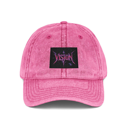 Vision Collection Cap - Custom Embroidered Baseball Hat, Stylish Dance hat, Casual Wear, Streetwear, Music Festival Accessory