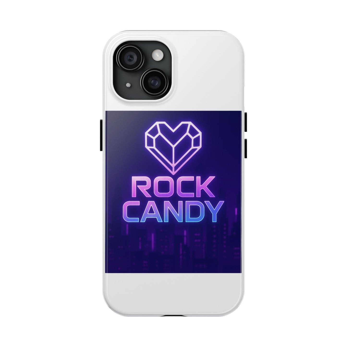 Rock Candy Tough Phone Case | Neon Vibes, Trendy Smartphone Cover, Durable Phone Protection, Unique Gift