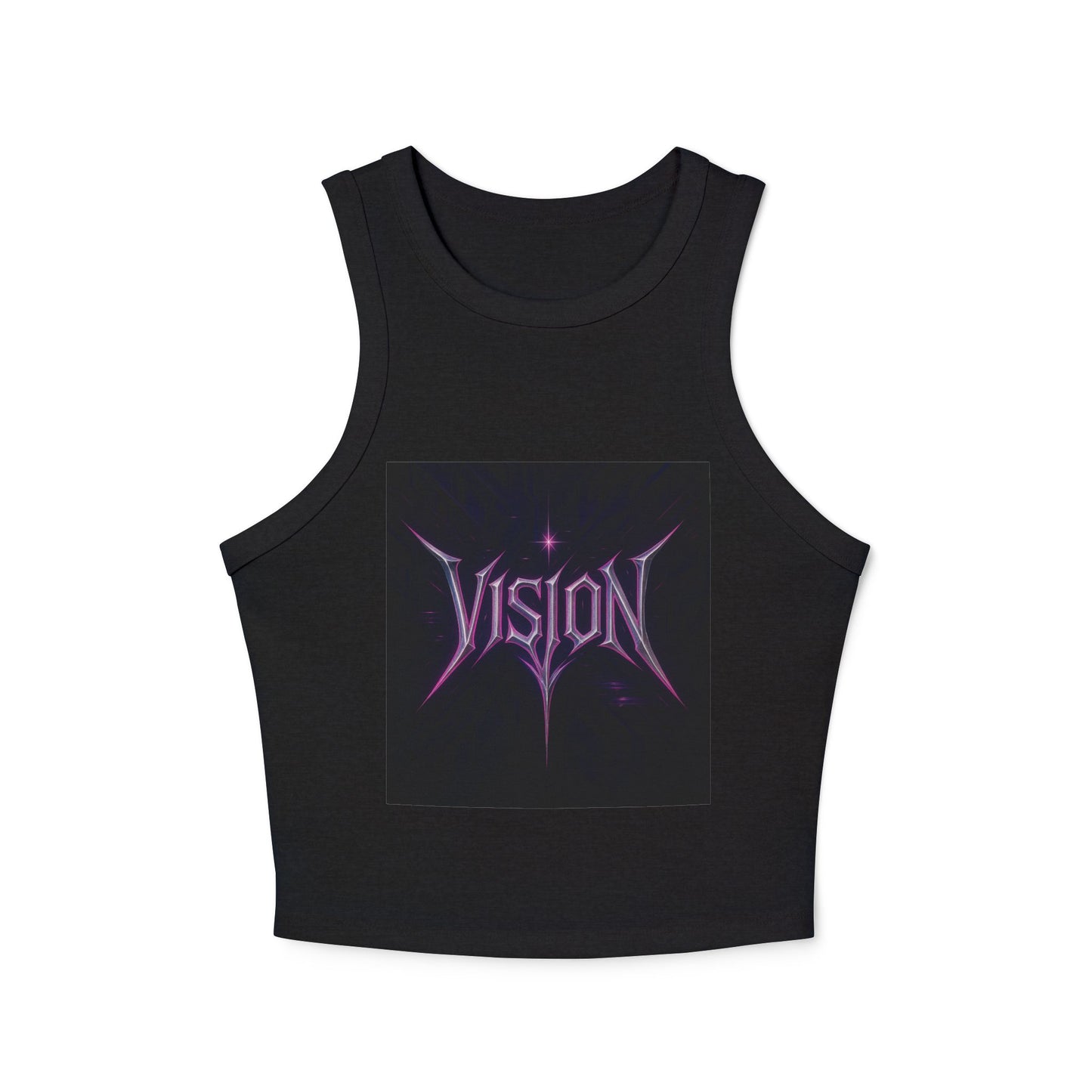 Vision Collection Graphic Crop Tank Top | Summer Vibes, Streetwear Style, Festival Outfit, Gift for Her, Workout Top, Casual Fashion