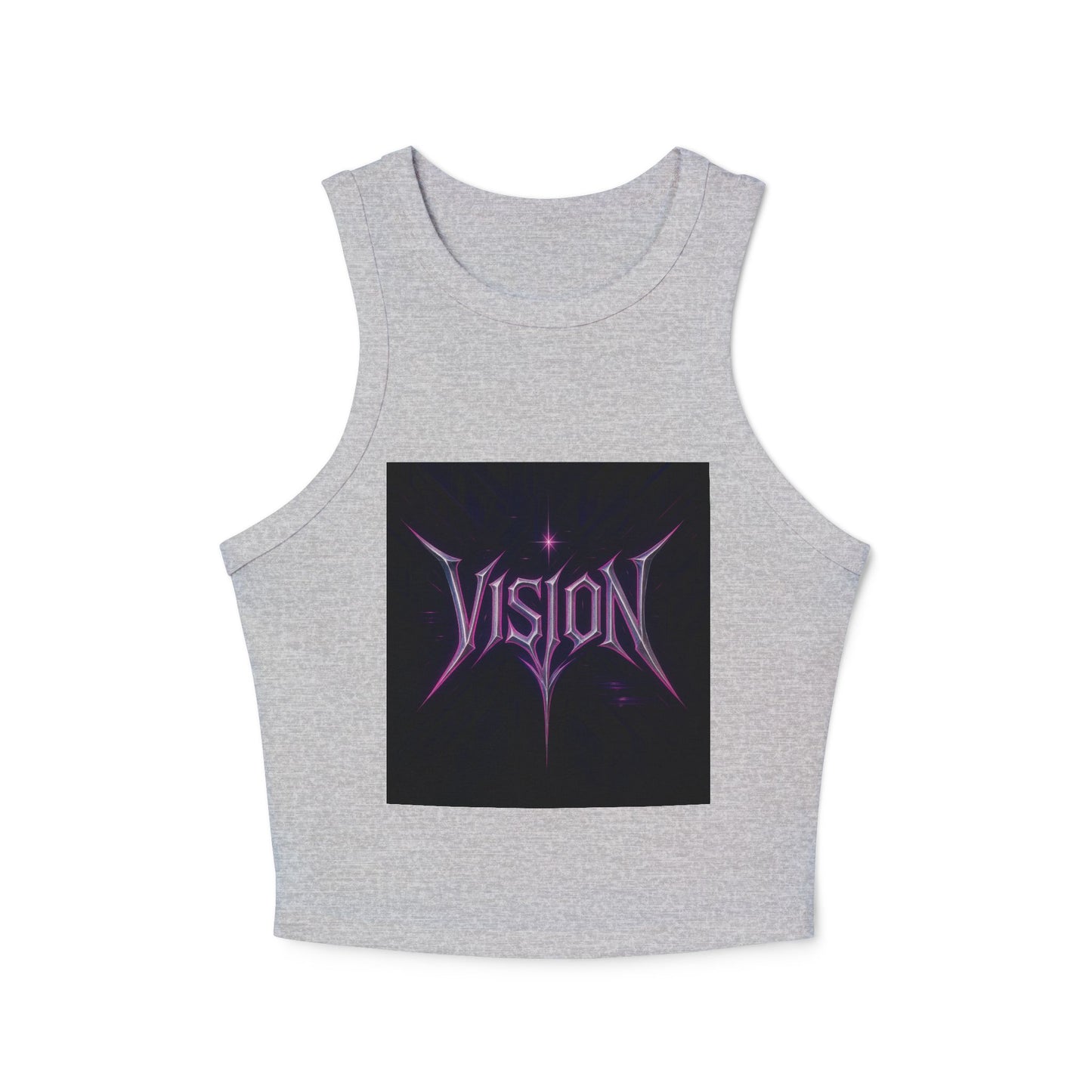 Vision Collection Graphic Crop Tank Top | Summer Vibes, Streetwear Style, Festival Outfit, Gift for Her, Workout Top, Casual Fashion