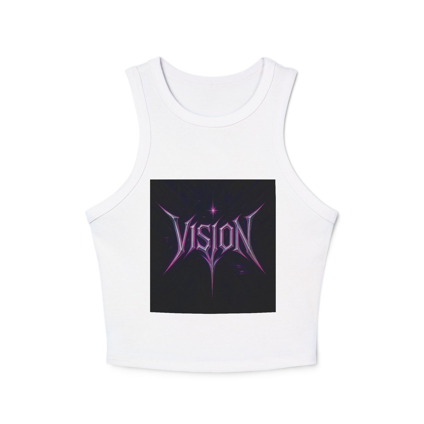 Vision Collection Graphic Crop Tank Top | Summer Vibes, Streetwear Style, Festival Outfit, Gift for Her, Workout Top, Casual Fashion