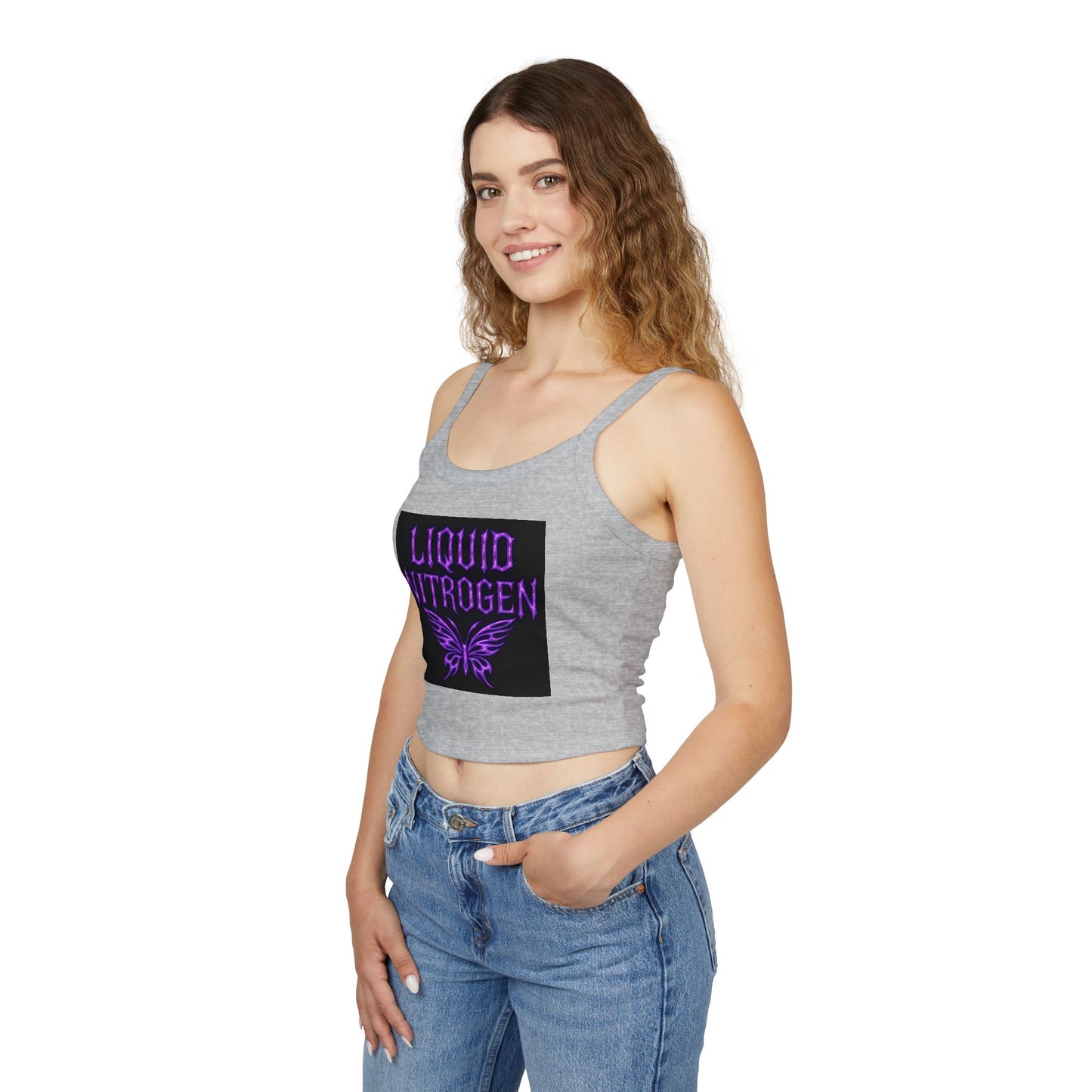 Liquid Nitrogen Collection Butterfly Tank Top, Summer Fashion, Festival Wear, Casual Outdoor Top, Streetwear, Graphic Summer Tank