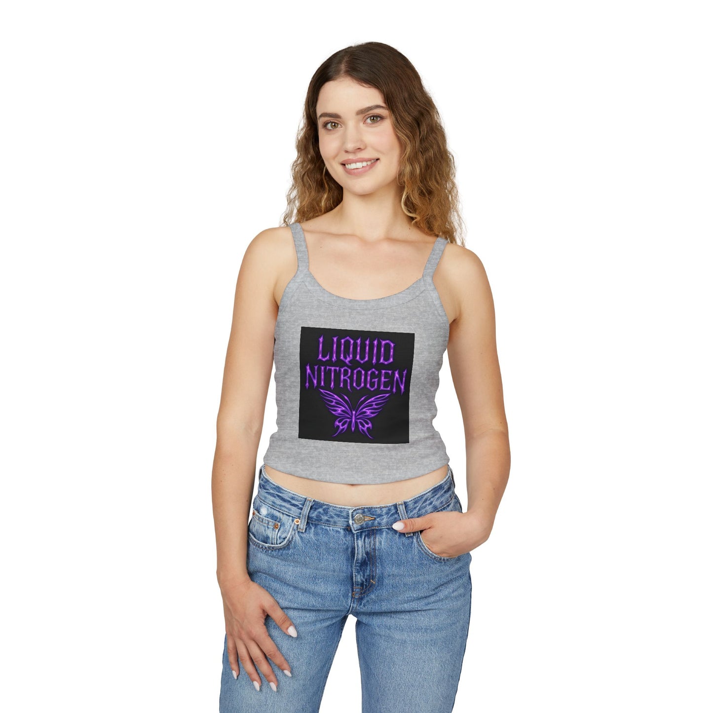 Liquid Nitrogen Collection Butterfly Tank Top, Summer Fashion, Festival Wear, Casual Outdoor Top, Streetwear, Graphic Summer Tank