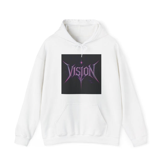 Vision Collection Hooded Sweatshirt, Pullover, Cozy Hoodie, Graphic Apparel, Streetwear Fashion, Perfect for Gifts